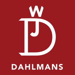 dahlmans-logga-röd-kvadrat-text